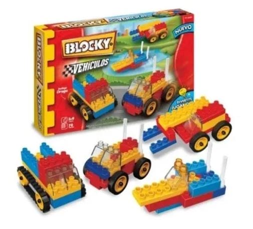 Blocky Vehículos 2 Con 70 Piezas Original