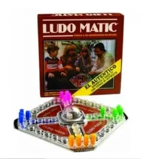 " Ludo Matic " Cubilete Automatico Original 4 Jugadores