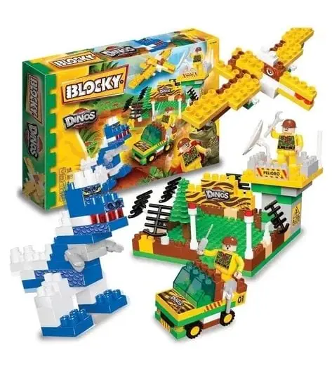 Blocky  Dinosaurios con 2 Muñecos 150 piezas
