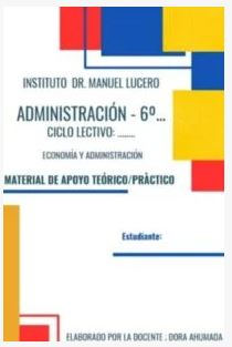 ADMINISTRACIÓN  6° AÑO