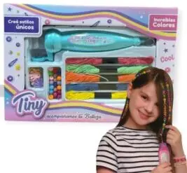 Set Para Hacer Trenzas  Y  Bijouterie Trenzador " TINY "