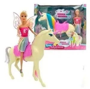 Muñeca Poppi Doll Kiara Hada Y Su Unicornio