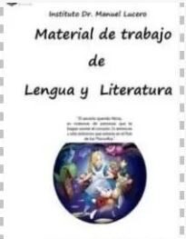 LENGUA y LITERATURA  1° AÑO "A" y "E"
