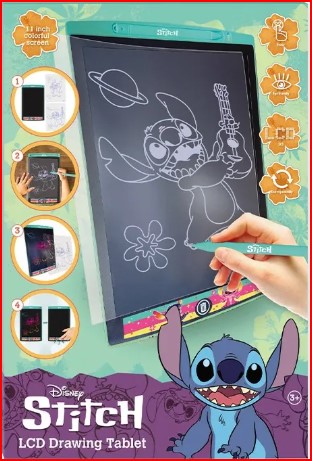 Tablet Dibujo Lcd 11 Pulgadas Stitch Disney