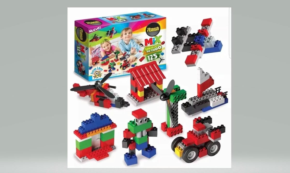 Rasti Mix 125 Pz + Muñeco " Un Poco De Todo"