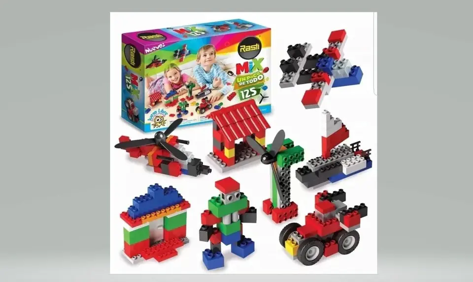 Rasti Mix 125 Pz + Muñeco " Un Poco De Todo"