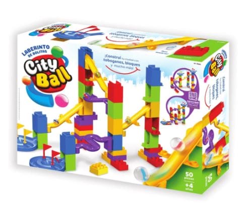 Laberinto De Bolitas City Ball 50 Piezas 01-3202