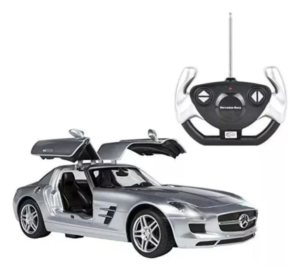 Mercedes Benz Sls Amg Auto Radio Control R/c ABRE LAS PUERTAS PARA ARRIBA