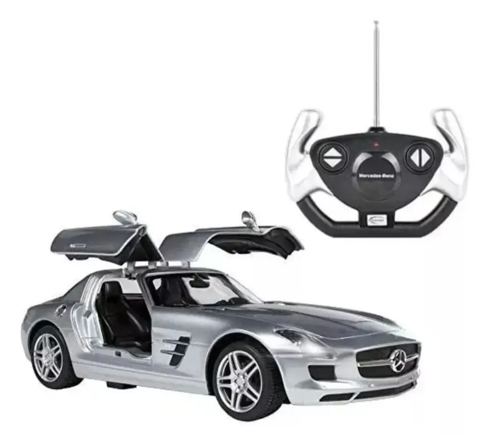 Mercedes Benz Sls Amg Auto Radio Control R/c ABRE LAS PUERTAS PARA ARRIBA