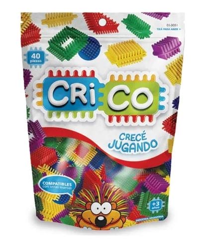 Bloques Crico Didáctico Doy Pack  x 40 piezas