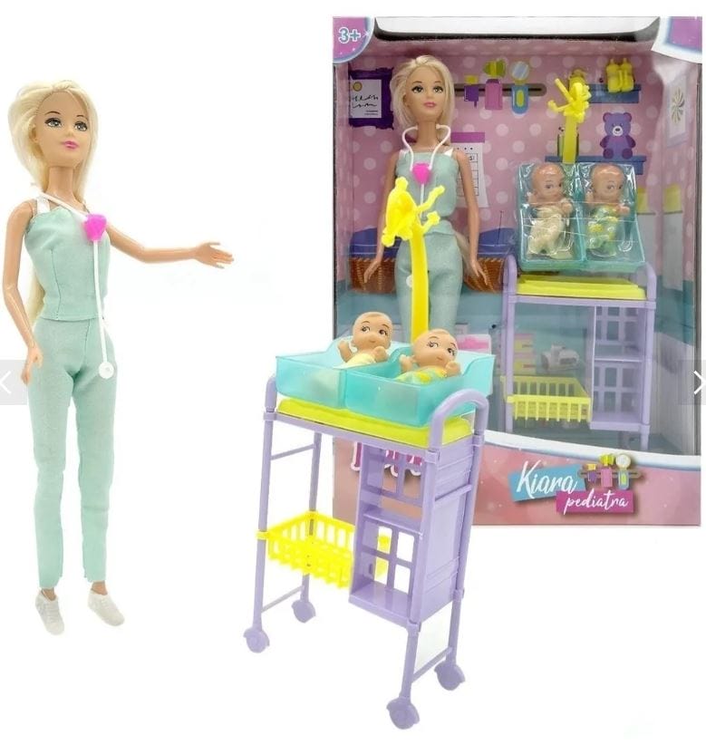 Muñeca Kiara" Pediatra" Poppi Doll Articulada