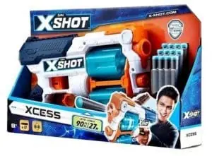 X-shot Xcess 20mt + 12 Dardos Zuru Doble Tambor