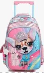 Mochila Escolar Chimola Dog BT75 Con Carro Happy Dog