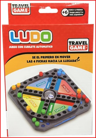 Juego De Mesa Ludo Con Cubite Automatico Ditoys Travel Game