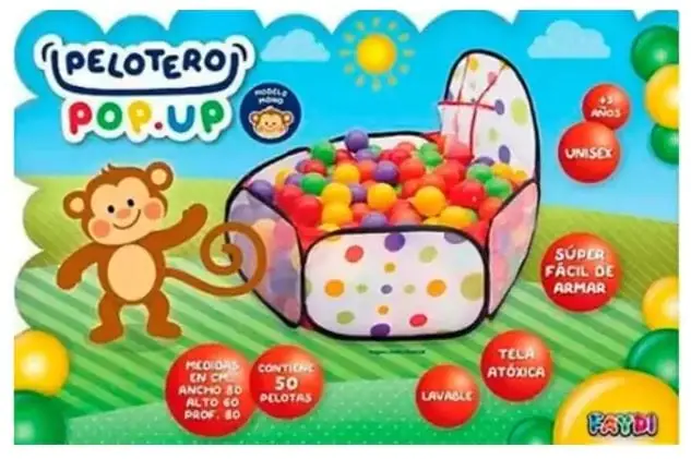 Pelotero Infantil Pop Up Faydi Modelo Mono - Art. FD278540