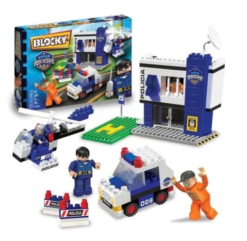 Blocky Super Policía X 150 Piezas Comisaria Original