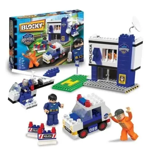 Blocky Super Policía X 150 Piezas Comisaria Original