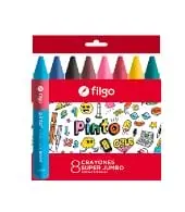 Crayones de Cera Super Jumbo X 8