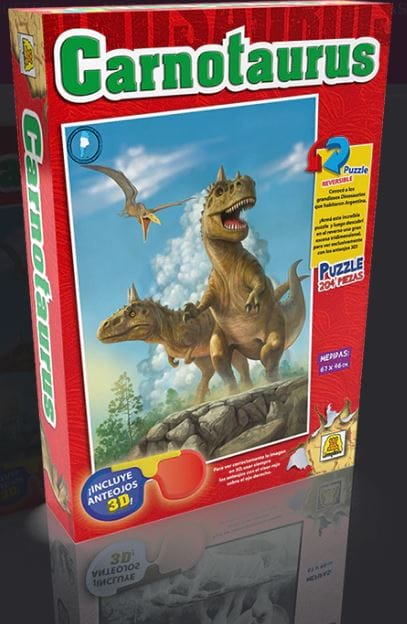 Puzzle Reversible Carnotaurus  3D -  Implas