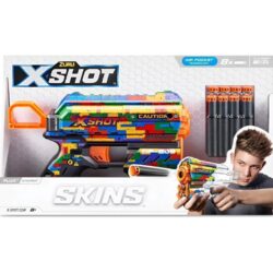 Pistola Lanza Dardos X-shot Skins Menace Con 8 Dardos