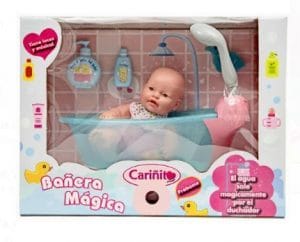 Bebe Con Bañera Magica Agua Luz Y Sonido Cariñitos