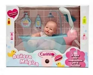 Bebe Con Bañera Magica Agua Luz Y Sonido Cariñitos