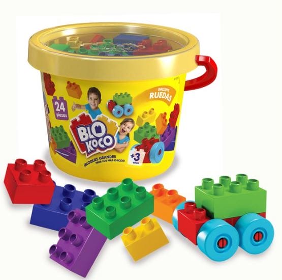 RASTI Blokoco en Balde x  24 Bloques Grandes