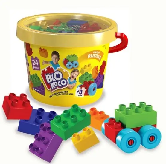 RASTI Blokoco en Balde x  24 Bloques Grandes