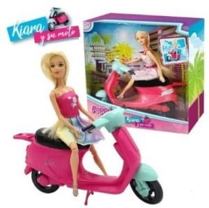Muñeca Poppi Doll Kiara Y Su Moto
