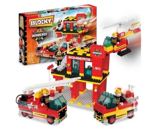 Blocky Bloques Ladrillos Para Armar Blocky Bomberos 3 GRANDE