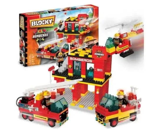 Blocky Bloques Ladrillos Para Armar Blocky Bomberos 3 GRANDE