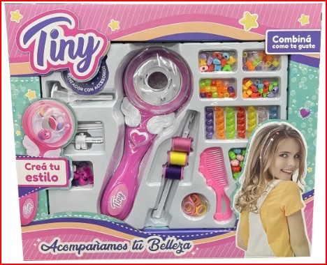 Tiny Set Trenzador Automatico Con Accesorios Bijou