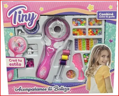 Tiny Set Trenzador Automatico Con Accesorios Bijou