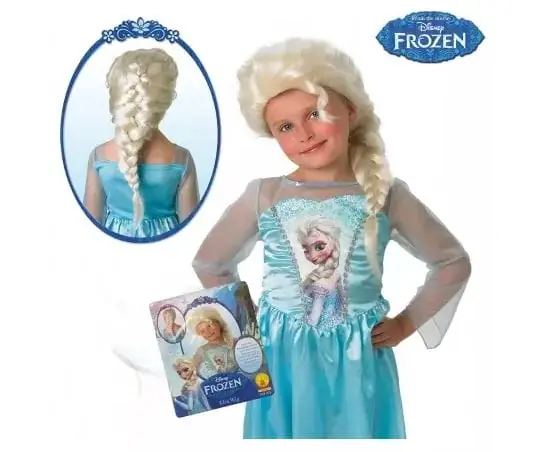 Peluca Princesa Frozen Elsa