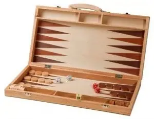 Backgammon Valija De Madera Grande