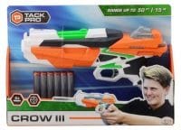 Pistola Tack Pro Crow III  29cm Con Dardos Wabro RANGE UP TO 50/15