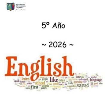 INGLÉS COMPLETO  5° año