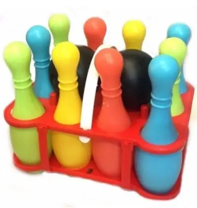Juego De Bowling Bolos Con Dos Bochas Duravit