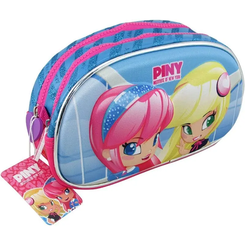 CARTUCHERA NEOPRENE PINY PONY  3D   2 CIERRES " CRESKO "