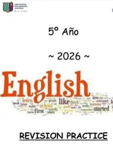 INGLÉS REVISION  5° año
