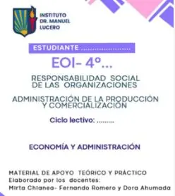 E.O.I  - 4° año