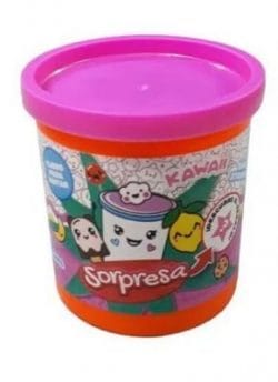 Pote Sorpresa Con Libro Para Pintar Stickers Kawaii