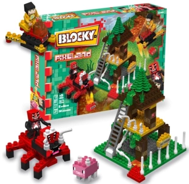 Blocky Pixeland Bosque Arácnido 01-0691