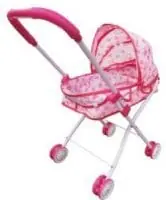 Coche Cuna Metal Para Muñeca