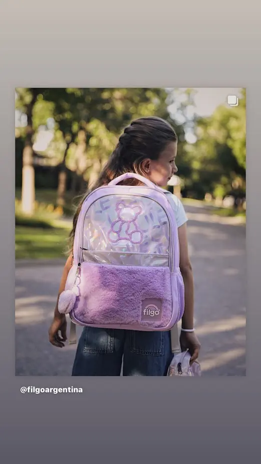 MOCHILA FILGO DE ESPALDA OSITO