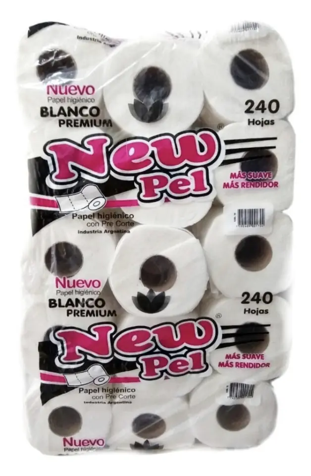 Papel Higiénico New Pel x 30 rollos x 90 mts