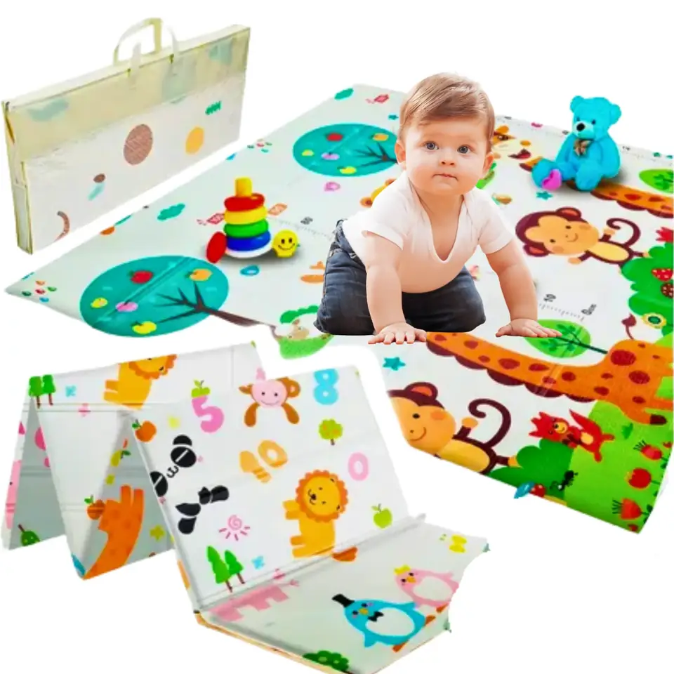Alfombra Plegable Antigolpes para Bebés y Niños