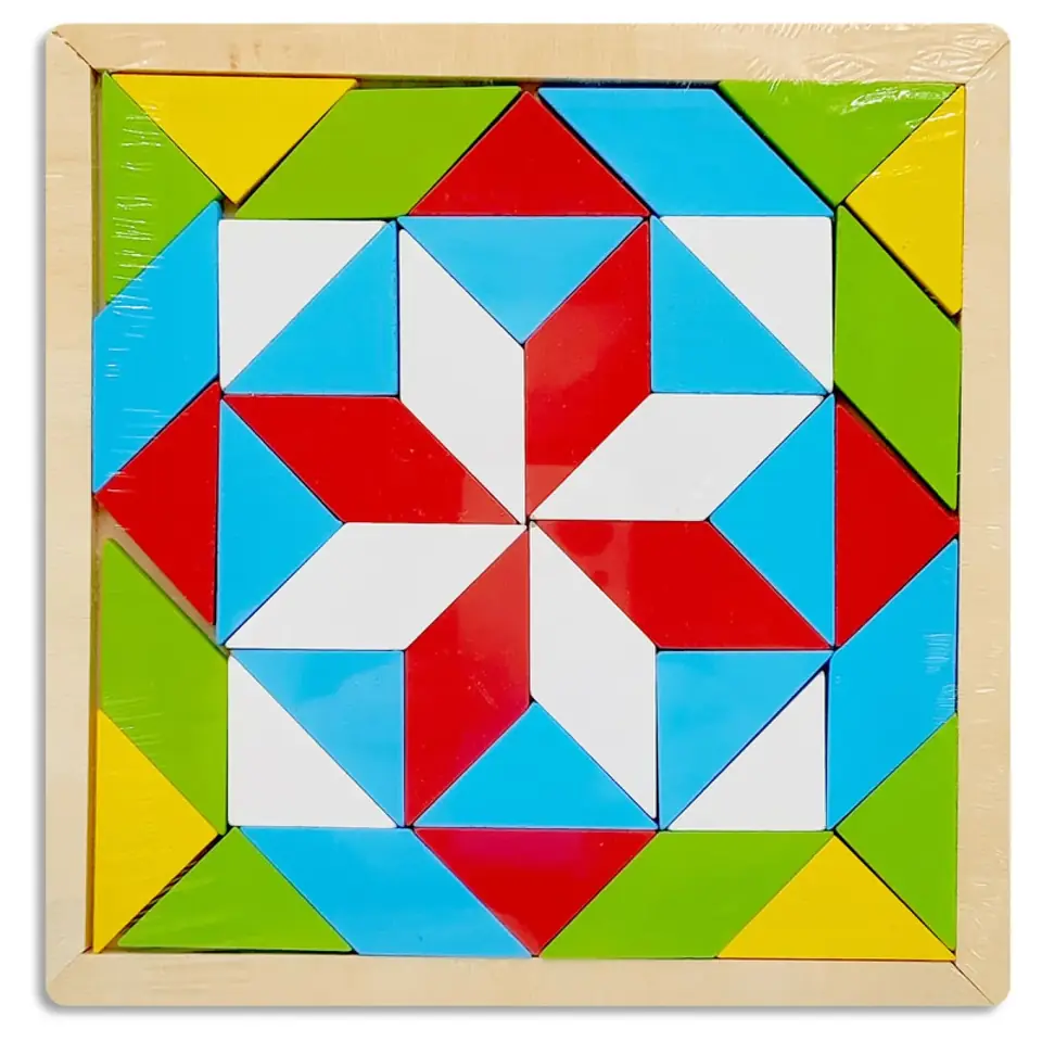 Juego de encastre de madera - Mosaico -