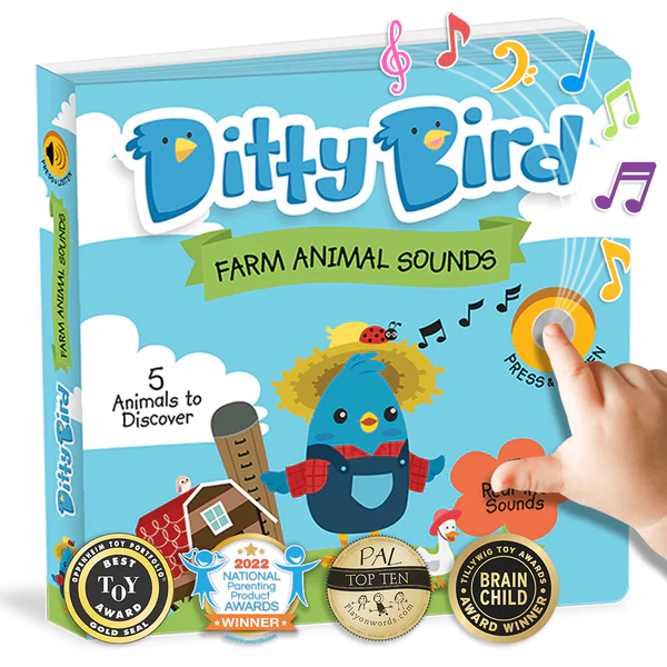 Farm Animal Sounds-  Sonidos De Animales De Granja - Ditty Bird