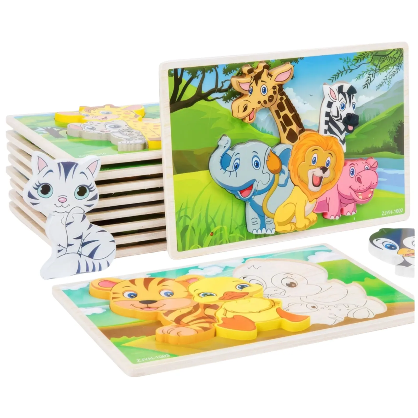 Puzzle de madera - Animales